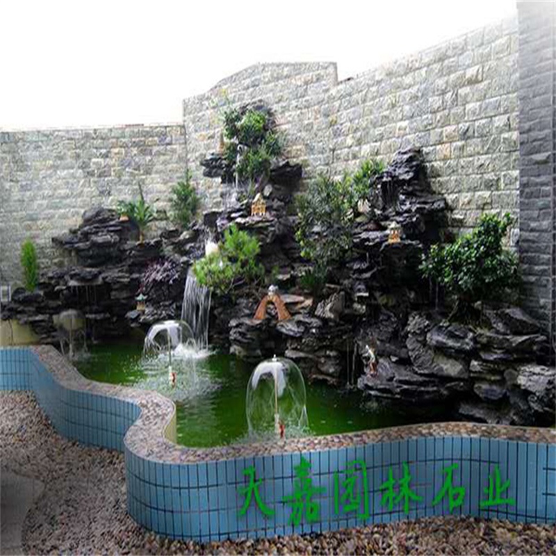 茂南小庭院水景设计